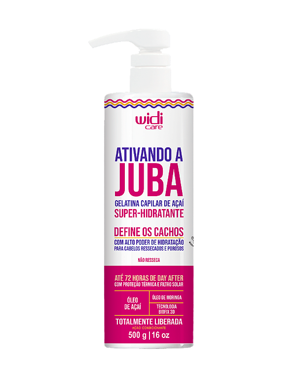 WIDI CARE - ATIVANDO A JUBA GELATINA SUPER HIDRATANTE - 500 G