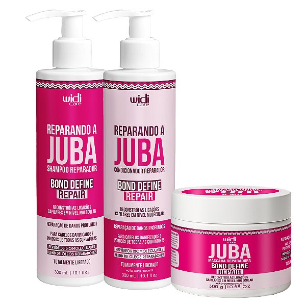 Kit Widi Care Juba Bond Repair Shampoo, Condicionador