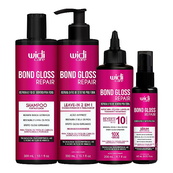 Kit Widi Care Bond Gloss Repair Linha Completa