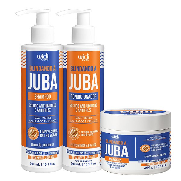 Kit Widi Care Blindando a JUBA Shampoo, Condicionador, Máscara