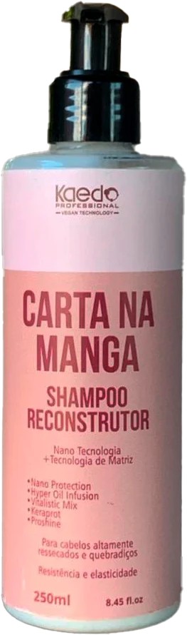 KAEDO SHAMPOO RECONSTRUTOR CARTA NA MANGA 250ML
