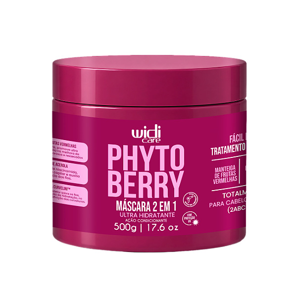 PHYTOBERRY MASCARA 2 EM 1 ULTRA HIDRATANTE ACAO CONDICIONANTE - WD - 500 G
