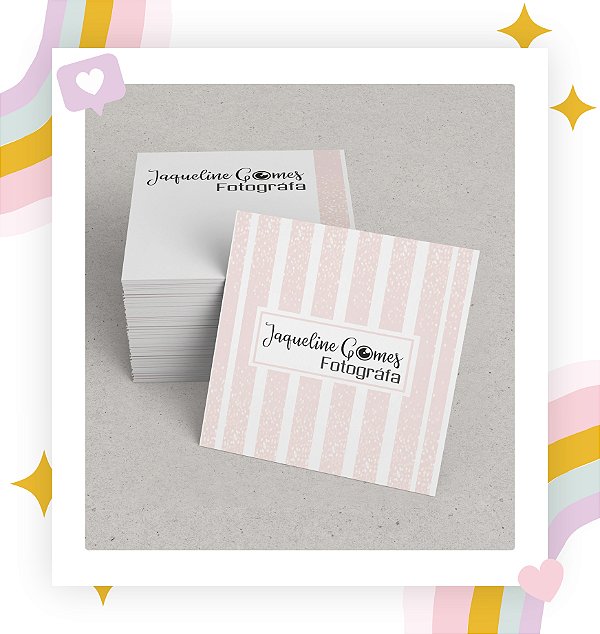 Mini Cartão Holográfico