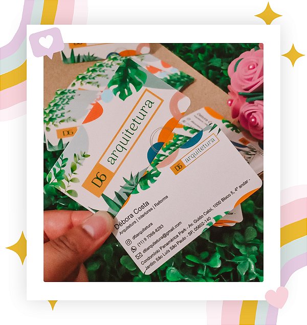 Cartão de Visita Arredondado | 4x4