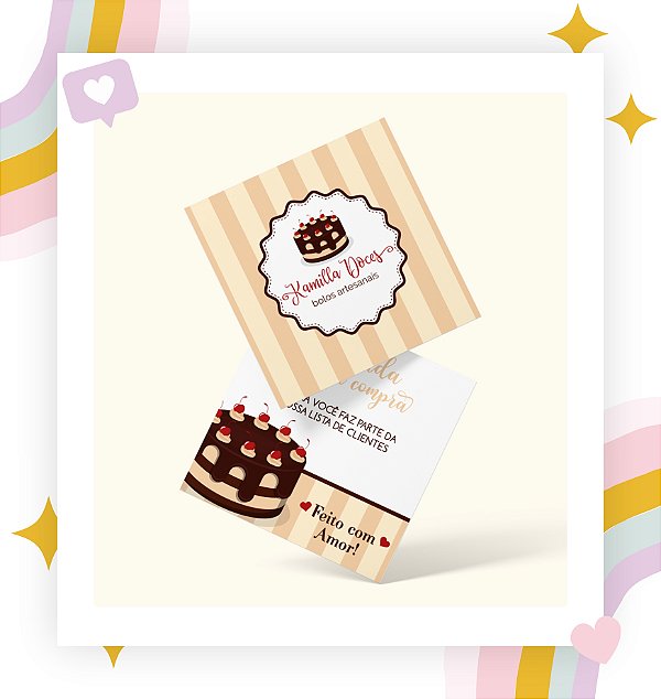 Mini Cartão de Visita | Verniz Total