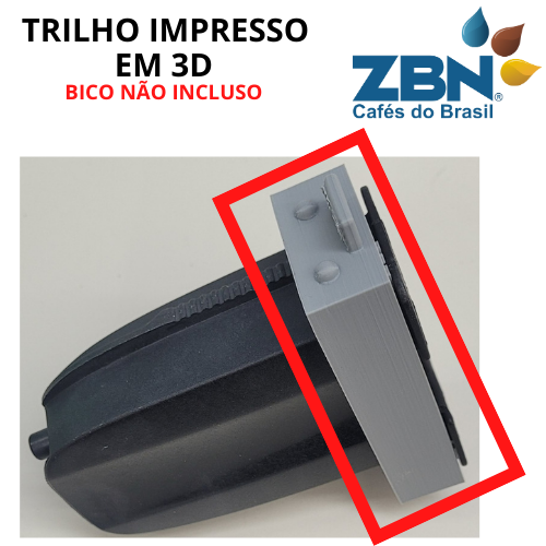 3D TRILHO PARA BICO SAÍDA DE CAFÉ DA PORTA SYNCRONY LOGIC GAGGIA