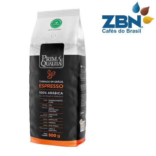 CAFÉ EM GRÃO 100% ARABICA PRIMA QUALITA 500g - BLEND