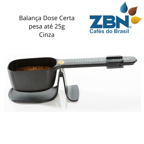 PRESSCA BALANÇA DOSADORA PARA CAFÉ OU CHÁ ATÉ 25g- CINZA
