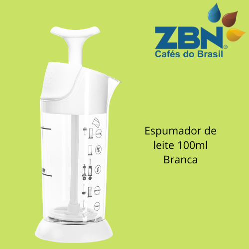 PRESSCA ESPUMADOR DE LEITE 100ml - BRANCA