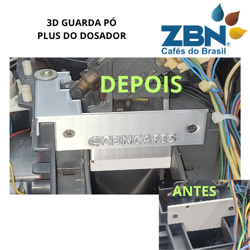 3D GUARDA PÓ PLUS DO DOSADOR DE CAFÉ MOÍDO GAGGIA SYNCRONY LOGIC