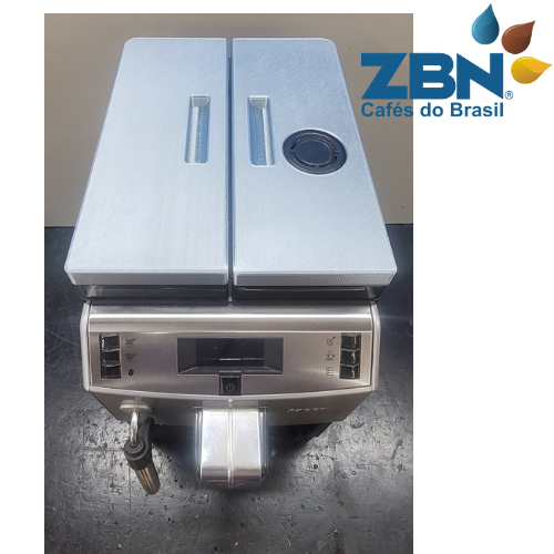 3D KIT TAMPAS DOS RESERVATÓRIOS DE ÁGUA E GRÃOS SAECO LIRIKA - ALUMINIO - 421944015441/421944015421