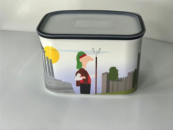 Tupperware Baseline Retangular 1,3 litros Bifresco -  Importado