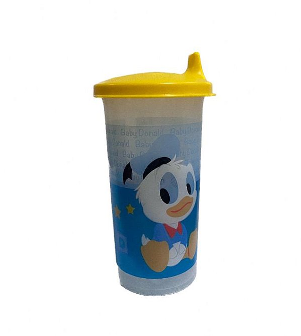 Tupperware Copo com bico  310 ml Pato Donald - Importado