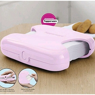 Tupperware Porta Guardanapo Rosa