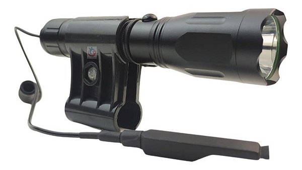 Lanterna Led Luz Branca Caça Pesca Tática