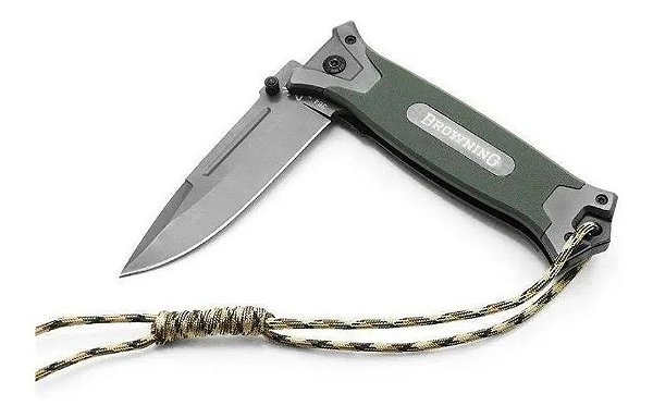 Canivete Tático Semi Automatico Estilo Browning 364