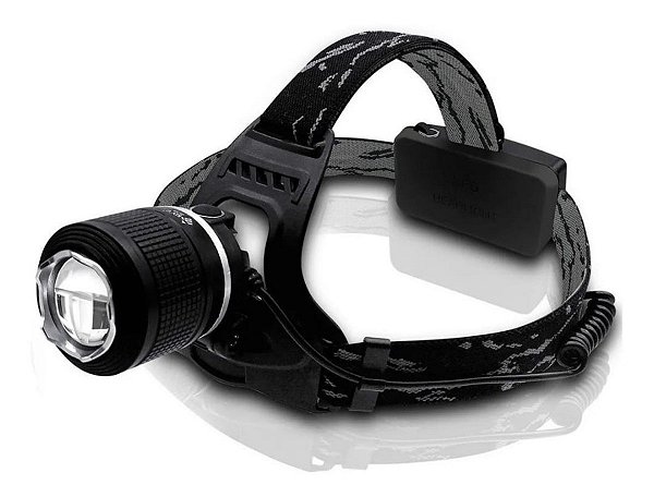Lanterna De Cabeça Profissional Tática Led T6 Foco Ajustável