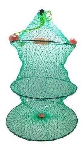Samburá Flutuante Viveiro Peixe Arame Pesca 60cm Covo