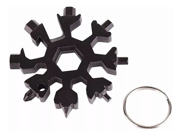 Chaveiro Multifunção Bike Fenda Philips Boca Allen Snowflake