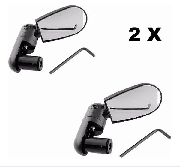 1 Par Retrovisor Bike Espelho Bicicleta Guidão Mtb Speed