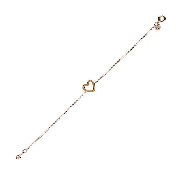 Pulseira Coração Vazado