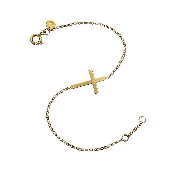Pulseira Cruz Lisa