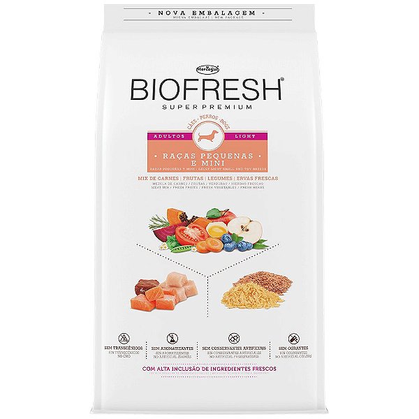 Ração Biofresh Light Para Cães Adultos de Raças Pequenas e Mini