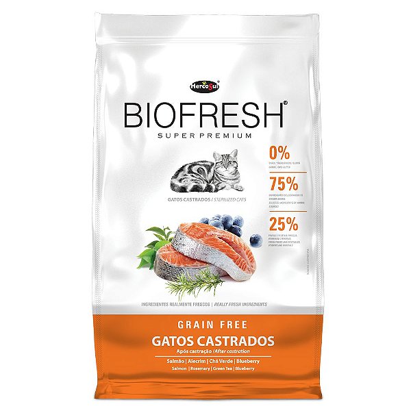 Ração Biofresh Para Gatos Castrados