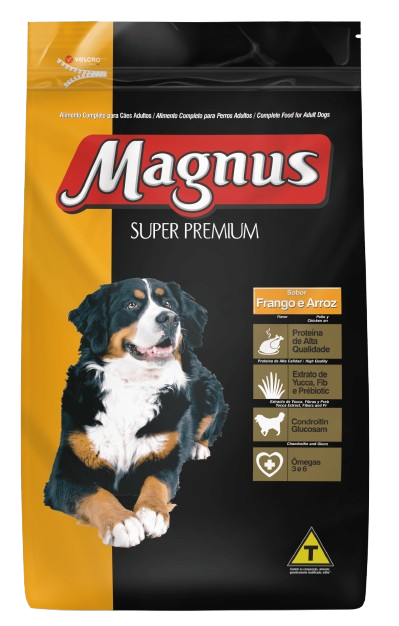 Magnus Super Premium Cães Adultos Frango e Arroz 15Kg