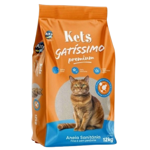 Areia Sanitária para Gatos sem perfume 4Kg