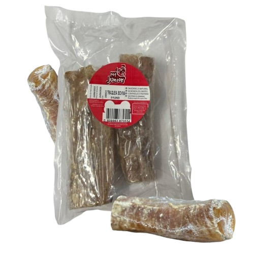 Petisco para Cães Traqueia Bovina Defumada