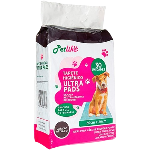 Tapete Higiênico com Carbono Antiodor com 30 Unid.