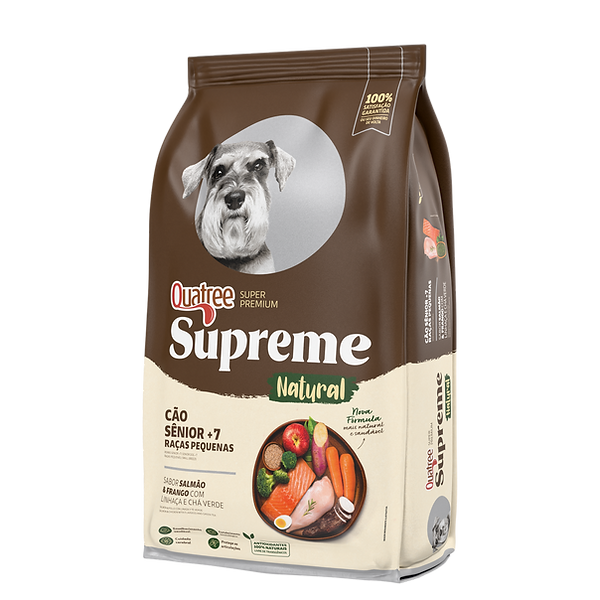 Ração Quatree Supreme Cães Sênior 7+ Raças Pequenas 2,5Kg