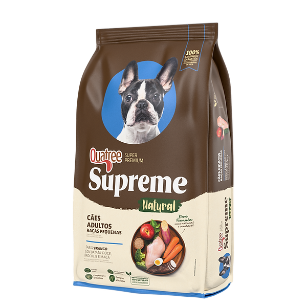 Ração Quatree Supreme Cães Adultos Raças Pequenas 15Kg