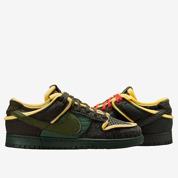 Tênis Nike Dunk Low Cactus Plant Flea Market Swamp Sponge Sequoia