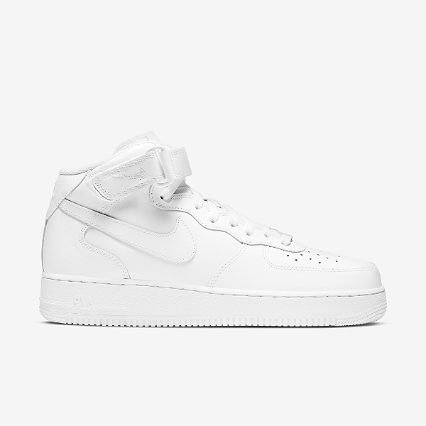 Tênis Nike Air Force 1 Mid Branco "07