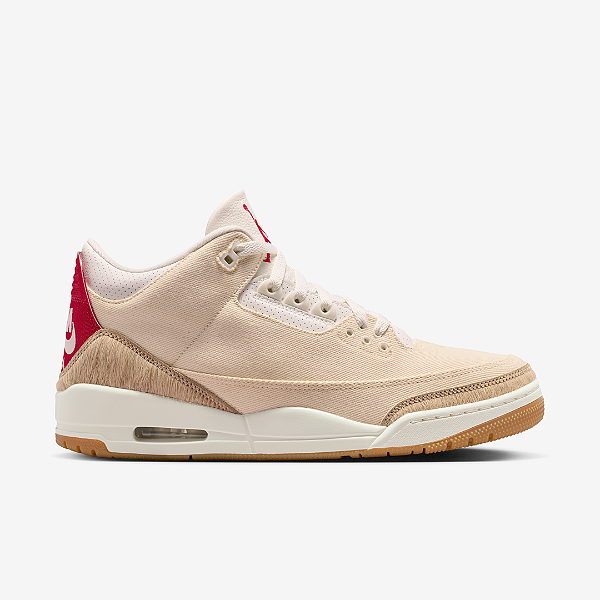 Tênis Air Jordan 3 Retro Levi’s Lunar New Year Bege (Exclusivo da Ásia)