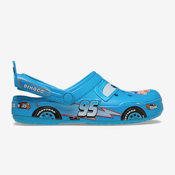 Sandália Cars x Crocs Crocband Lightning McQueen Dinoco Blue