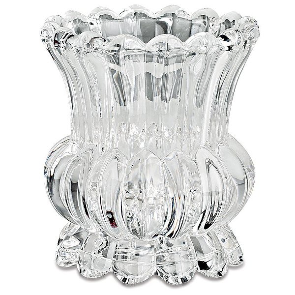 Vaso Classic transparente em vidro G