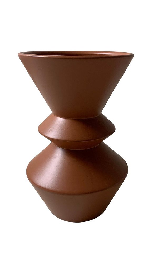 Cachepot Cone insdustrial Terra Matte