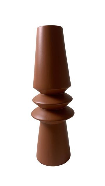 Vaso Cilindrico Industrial M Terra Matte