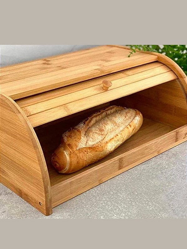 Porta Pão em Bambu G