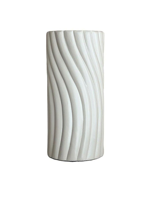 Vaso Waves Cimento Matte P