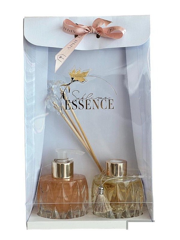 Kit Sabonete Liq. e Aromatizante Vanilla 80 ml