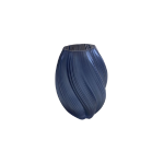 VASO DECOR VIDRO (AZUL) 17,7cm 12,3d