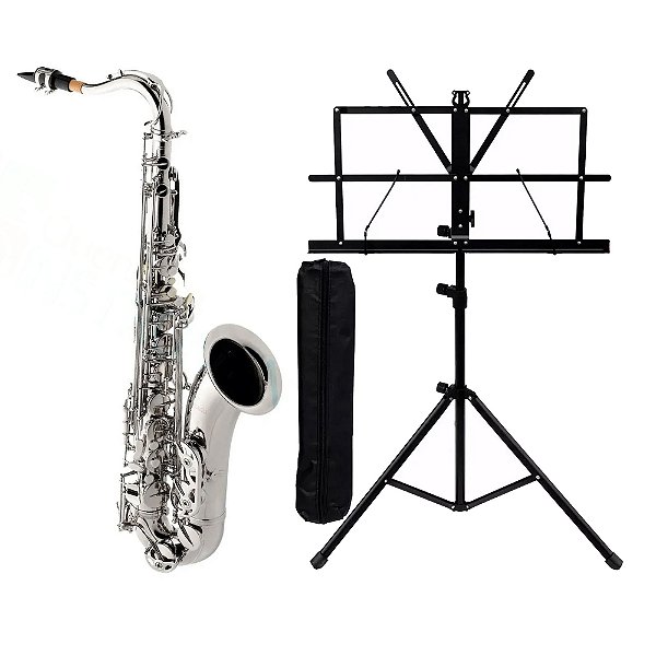 Kit Sax Tenor Eagle ST 503 N Estante Para Partitura e Case