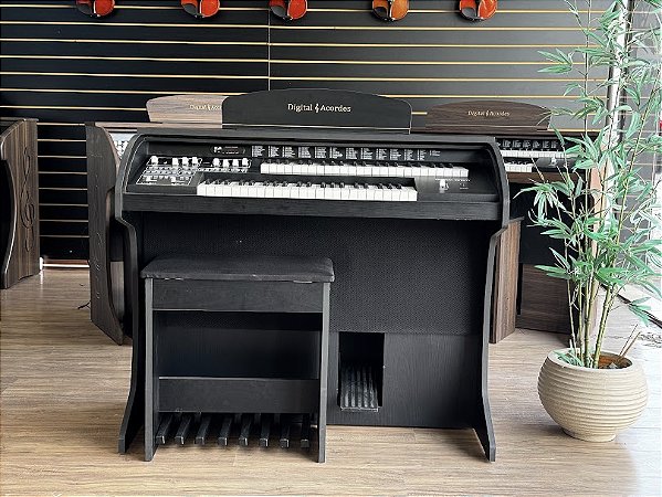 Órgão Digital Acordes modelo Premium Infinity Preto