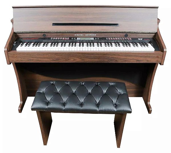 Piano Digital Acordes AC-3000 - Armário - Marrom Fosco