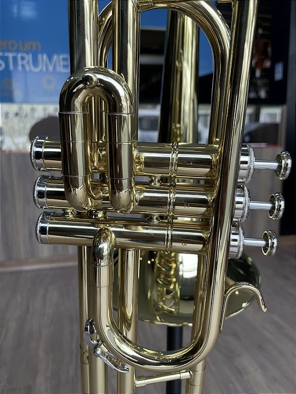 TROMBONE CURTO SCHIEFFFER DE PISTOS SIb (NOVO) PARCELAMOS EM ATE 10X S/ JUROS #SCHTB-004