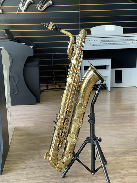 SAX BARÍTONO YAMAHA YBS-52 (SEMINOVO) PARCELAMOS EM ATE 10X S/ JUROS #002949